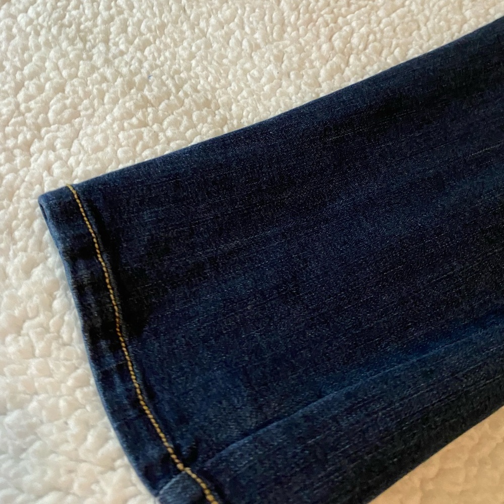 N Touch Navy Women's Straight Leg Jeans pull on jeans - Picture 2 of 5